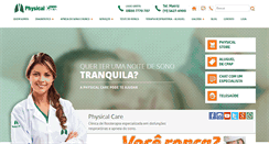 Desktop Screenshot of physicalcare.com.br