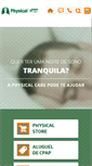 Mobile Screenshot of physicalcare.com.br